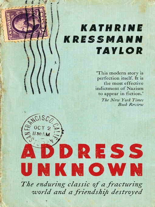 Title details for Address Unknown by Kathrine Kressmann Taylor - Available